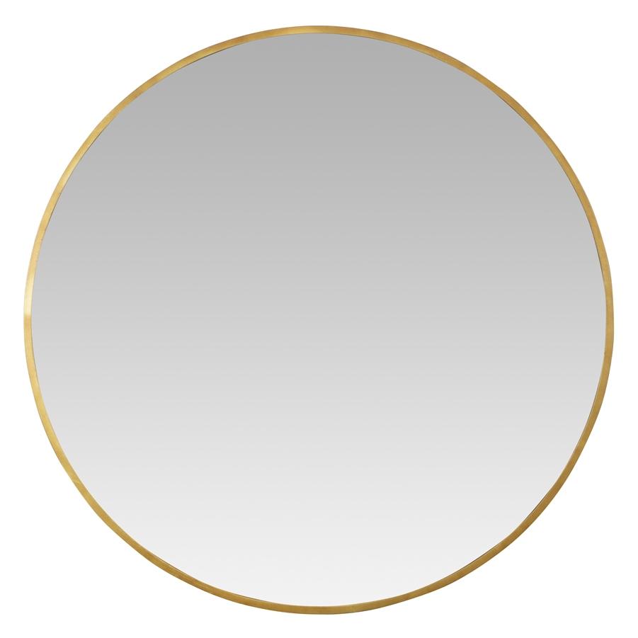 Aspire Home Accents 7517 - Bali Modern Round Wall Mirror - 40" Gold