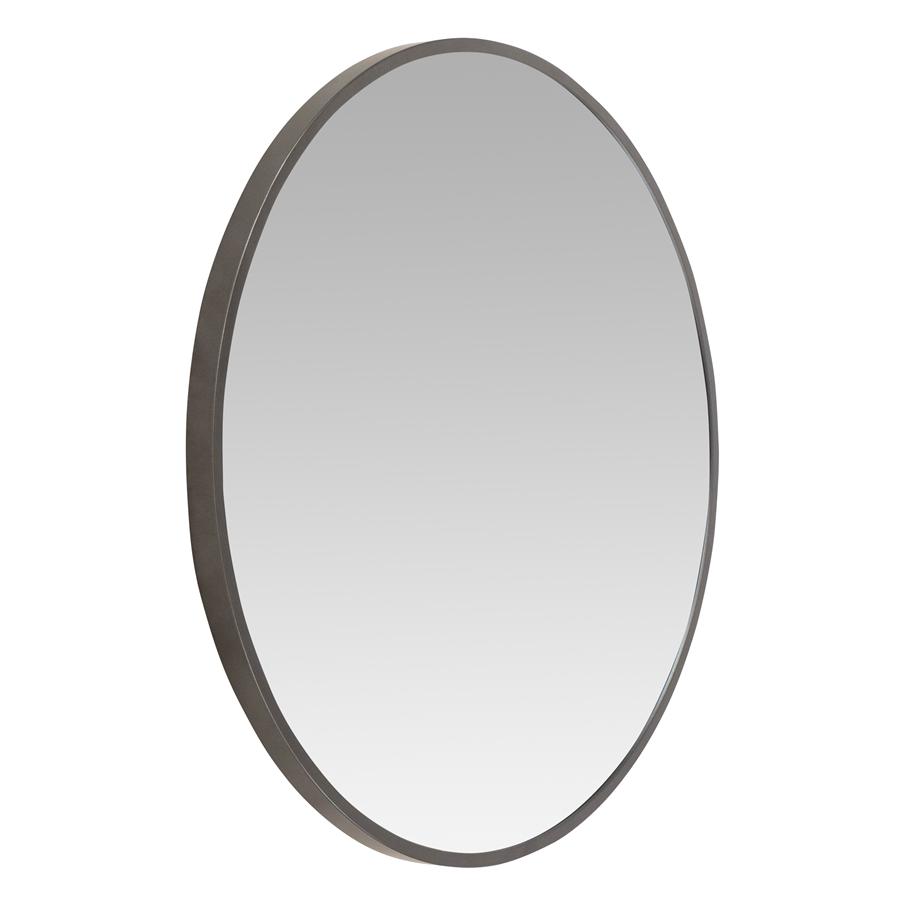 Aspire Home Accents 7531 - Bali Modern Round Wall Mirror - 32" Gray