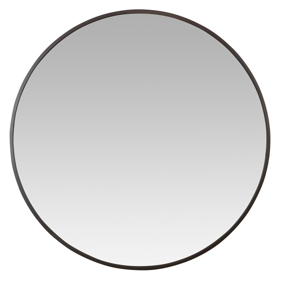 Aspire Home Accents 7549 - Bali Modern Round Wall Mirror - 40" Gray