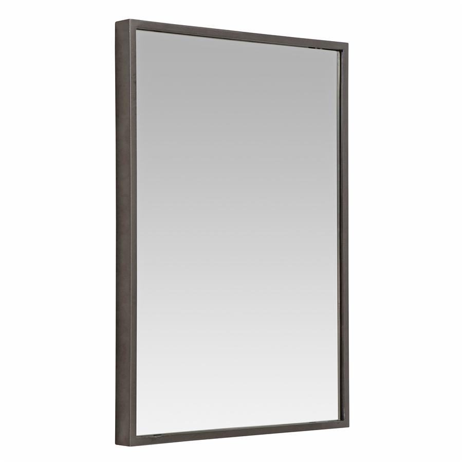 Aspire Home Accents 7586 - Bali Modern Rectangle Wall Mirror - 30" Gray