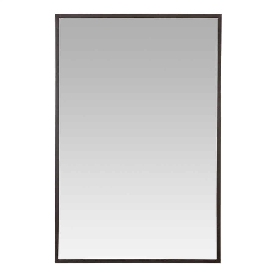 Aspire Home Accents 7593 - Bali Modern Rectangle Wall Mirror - 36" Gray