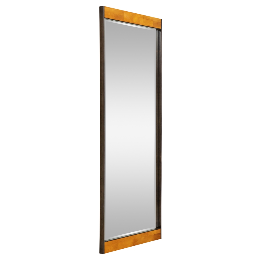 Aspire Home Accents 7708 - Cliveden Industrial Wood & Metal Floor Mirror