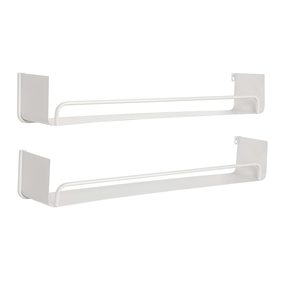 Aspire Home Accents 7760 - Syler Modern Wall Shelf (Set Of 2) - 34" White