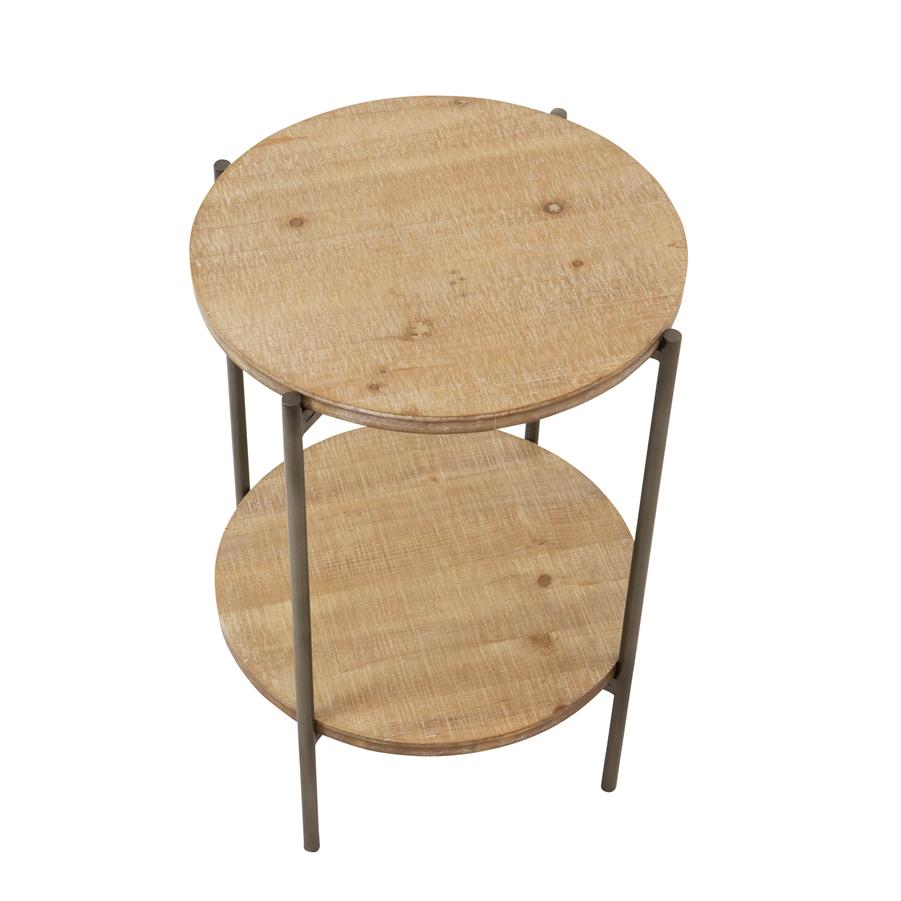Aspire Home Accents 7777 - Kamryn Modern Accent Table - Tan/Brown