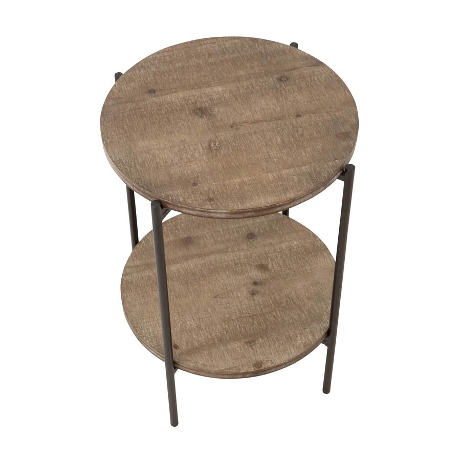 Aspire Home Accents 7784 - Kamryn Modern Accent Table - Gray/Black