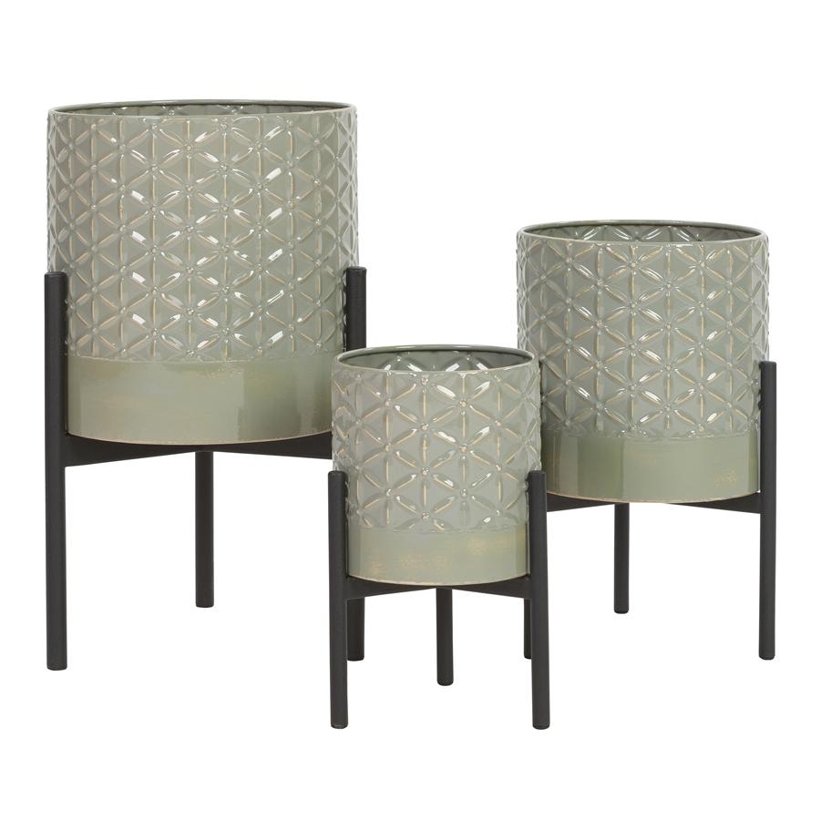 Aspire Home Accents 7890 - Cosima Table Top Planters (Set Of 3)