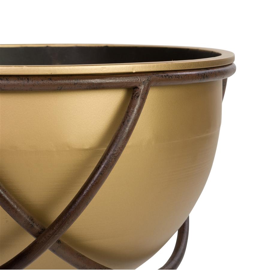 Aspire Home Accents 7999 - Harper Gold Planters (Set Of 2)
