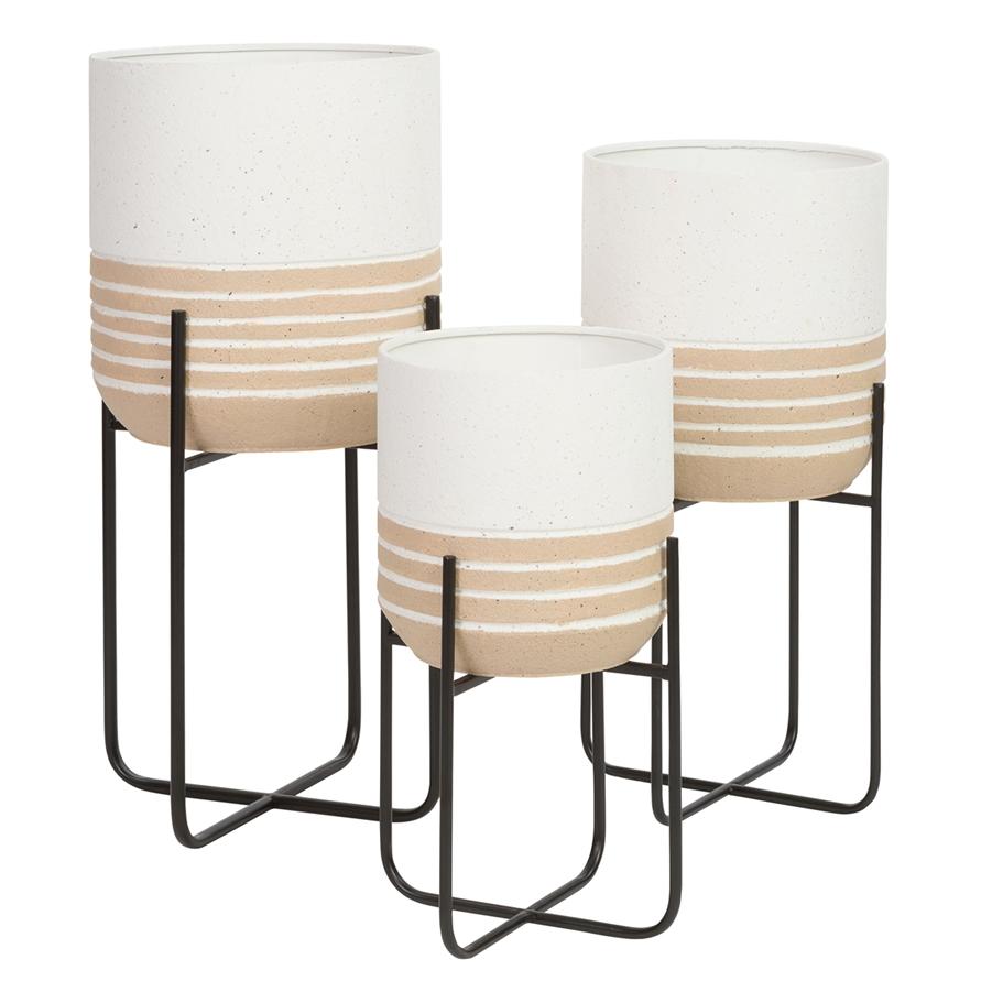 Aspire Home Accents 8057 - Bodhi Modern Planters (Set Of 3)