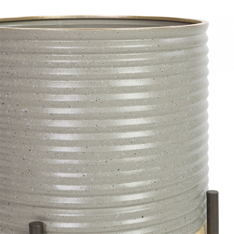 Aspire Home Accents 8088 - Mason Industrial Modern Planters (Set Of 2)