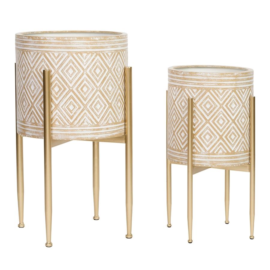 Aspire Home Accents 8118 - Eisley Modern Planters (Set Of 2)