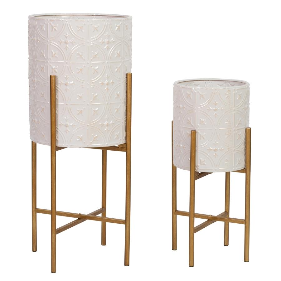 Aspire Home Accents 8125 - Nala Elegant Raised Planters (Set Of 2)