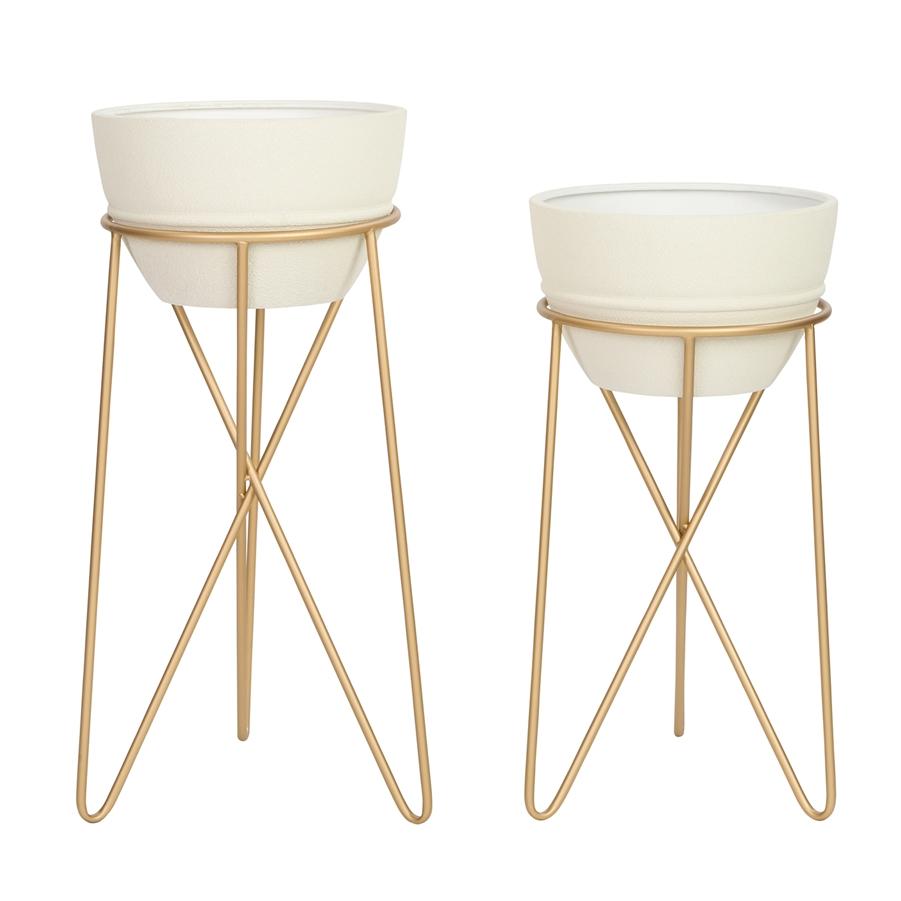 Aspire Home Accents 8187 - Skye Modern Raised Planters (Set Of 2)