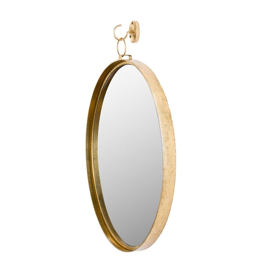 Aspire Home Accents 8255 - Bescott Suspended Round Wall Mirror - Gold