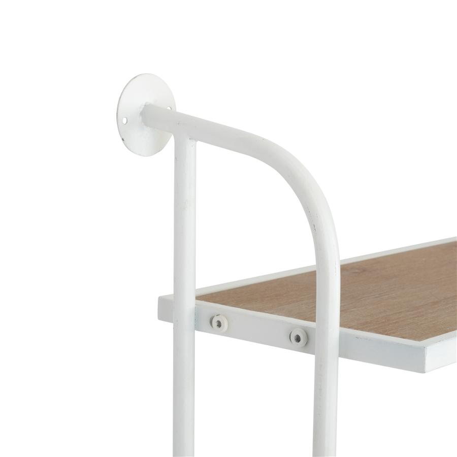 Aspire Home Accents 8668 - Emery Wall Shelf - 2 Shelf 18" White