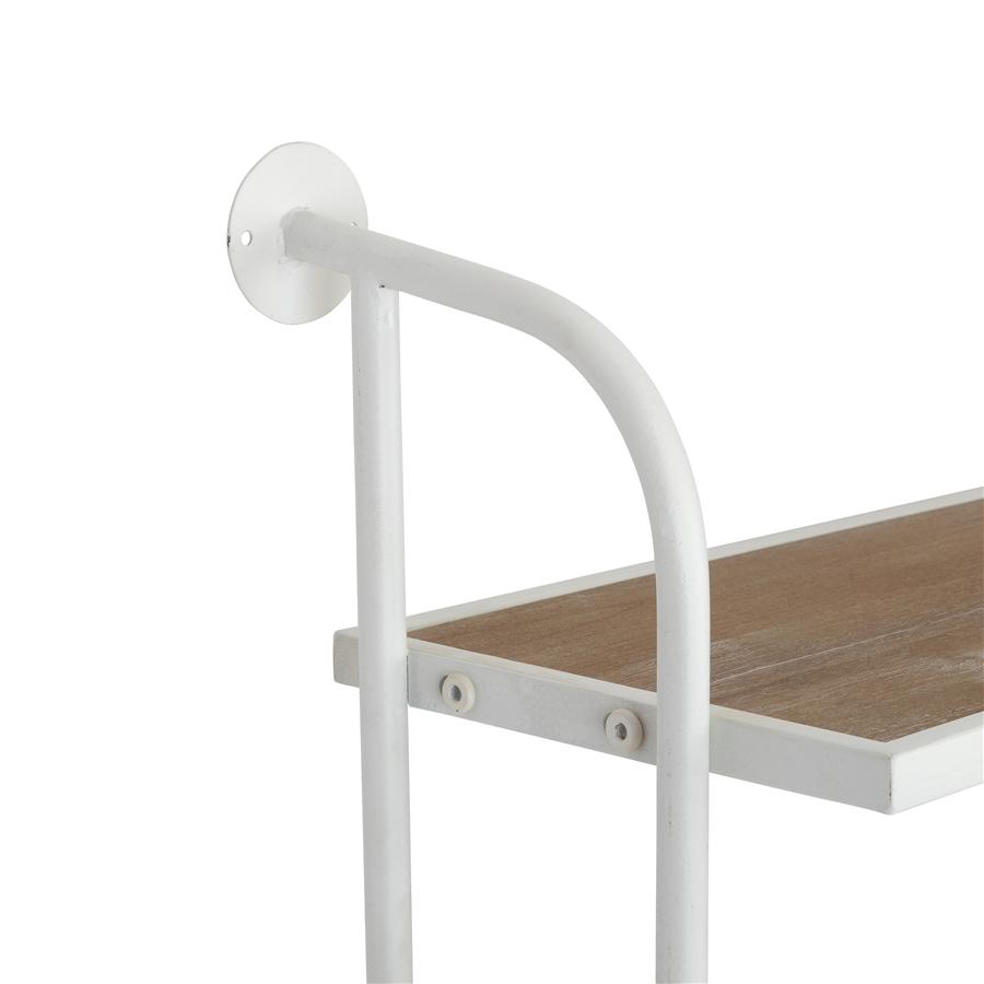 Aspire Home Accents 8699 - Emery Wall Shelf - 2 Shelf 26" White