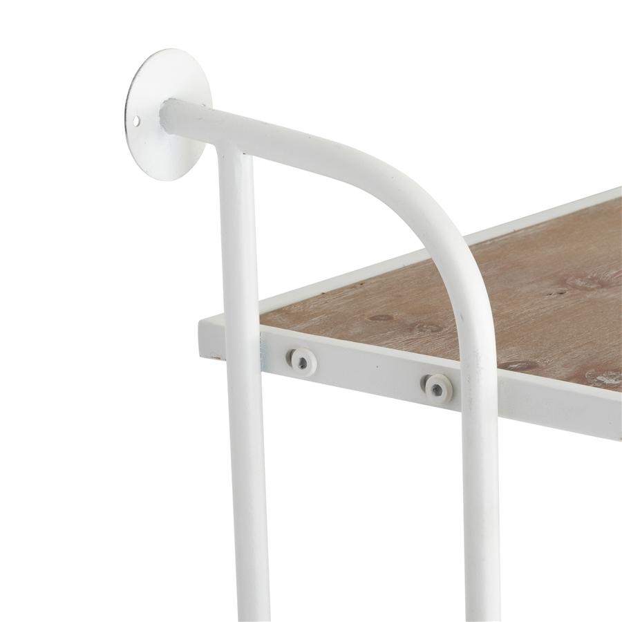 Aspire Home Accents 8781 - Emery Wall Shelf - 3 Shelf 26" White