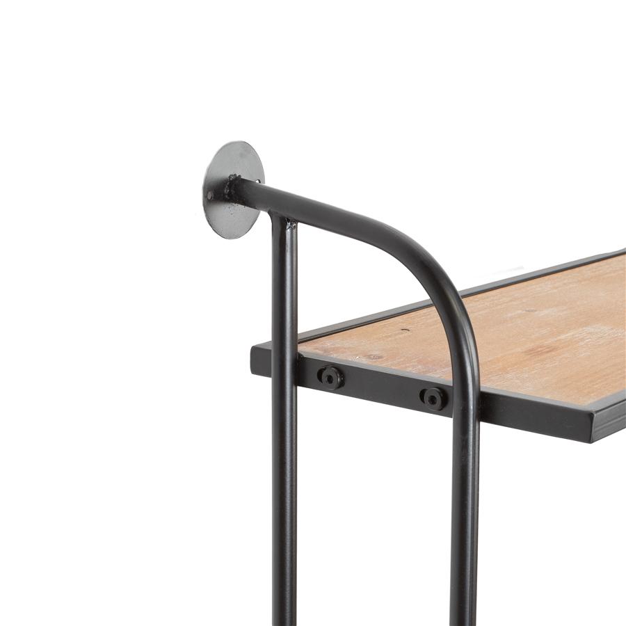 Aspire Home Accents 8804 - Emery Wall Shelf - 3 Shelf 38" Black