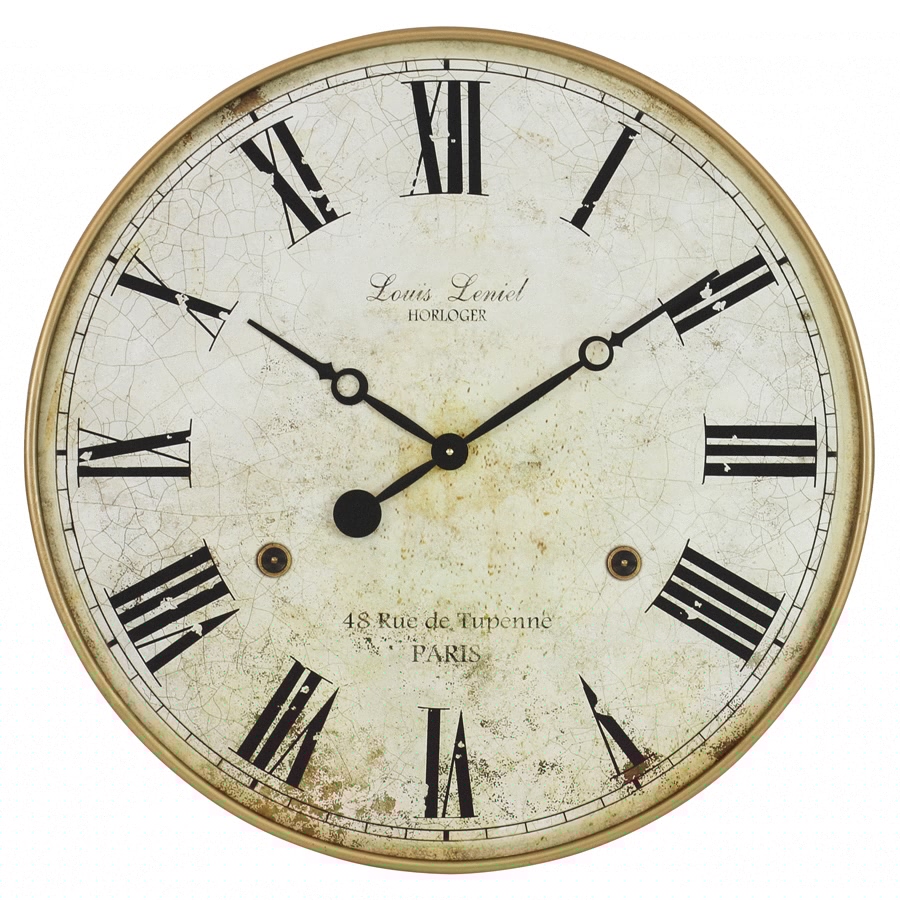 Aspire Home Accents 4783 - Leniel Large Wall Clock