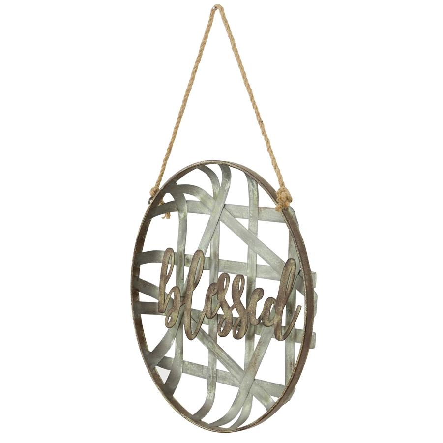 Aspire Home Accents 7296 - Blessed Metal Wall Decor