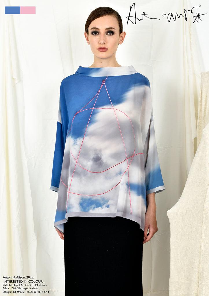 Antoni & Alison BLUE & PINK SKY Top