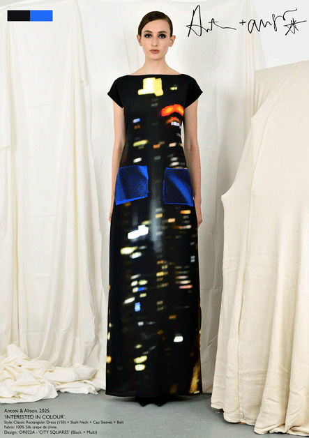 antoni & alison CITY SQUARES Dress