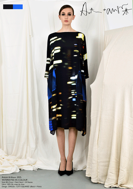 antoni & alison CITY SQUARES Dress