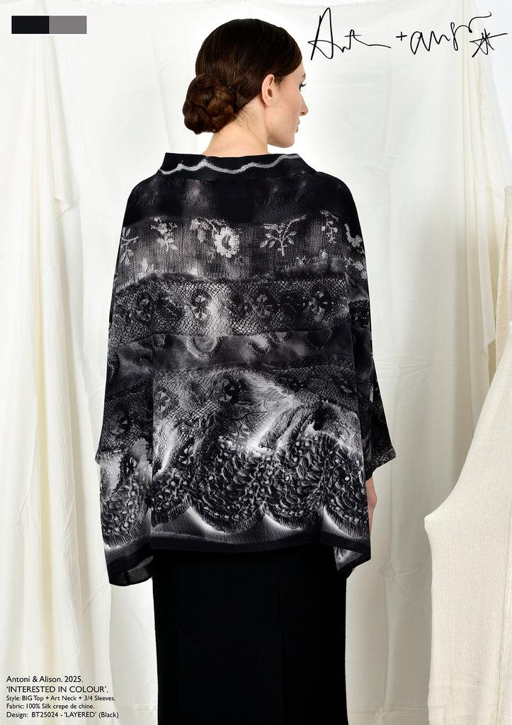 Antoni & Alison LAYERED (BLACK) Top