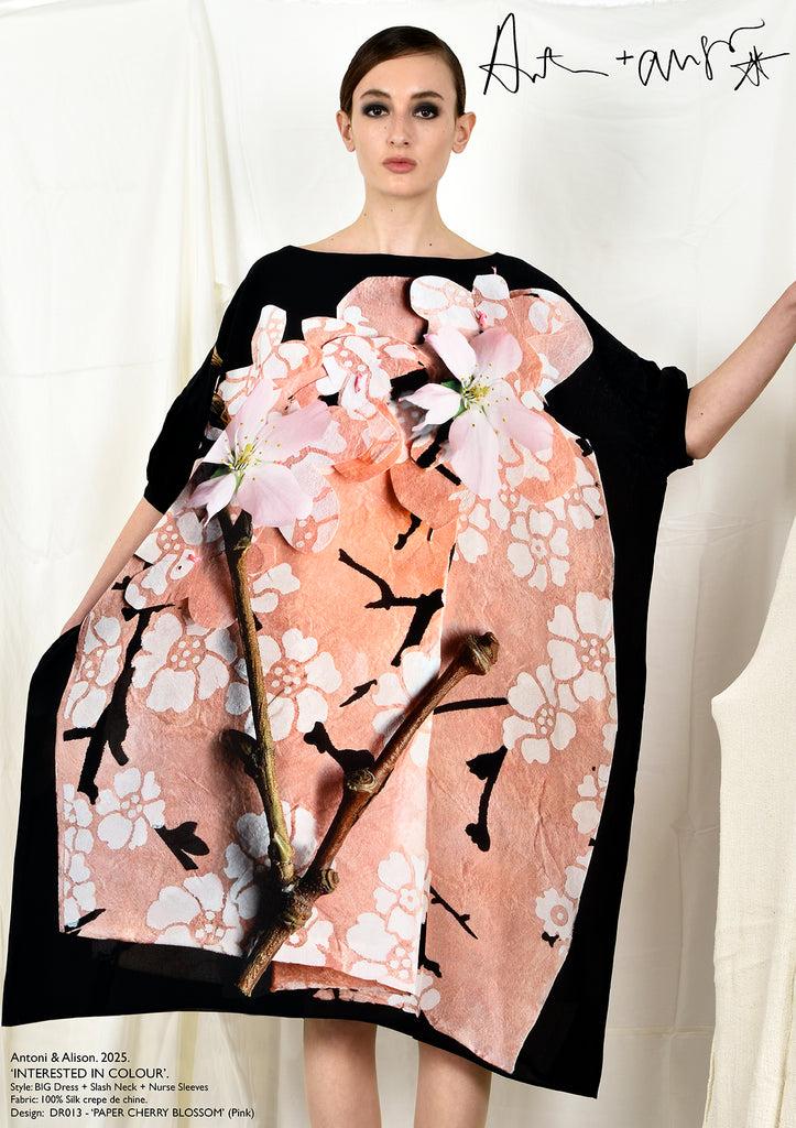 Antoni & Alison PAPER CHERRY BLOSSOM Dress (Pink)