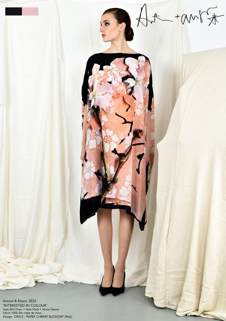Antoni & Alison PAPER CHERRY BLOSSOM Dress (Pink)