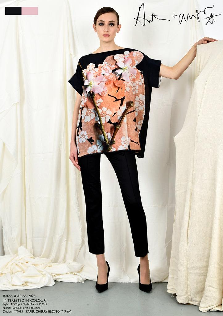 Antoni & Alison PAPER CHERRY BLOSSOM (Pink) Top