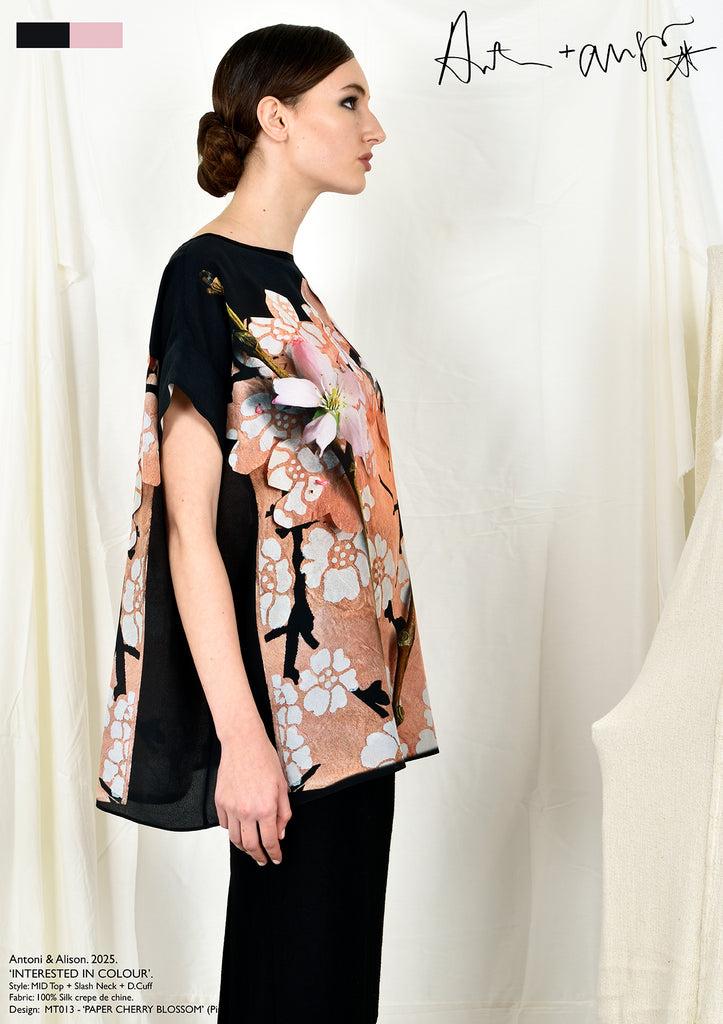 Antoni & Alison PAPER CHERRY BLOSSOM (Pink) Top