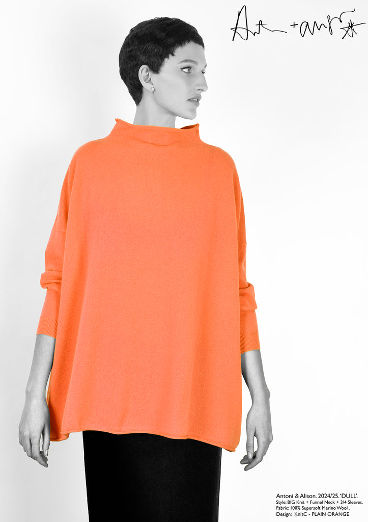 Antoni & Alison PLAIN ORANGE Knit