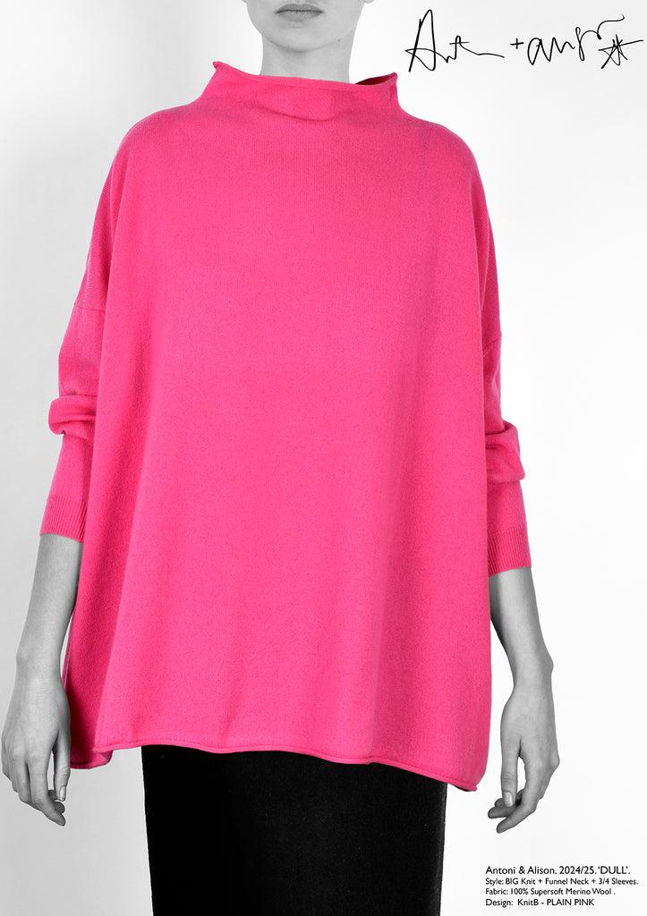 antoni & alison PLAIN PINK Knit