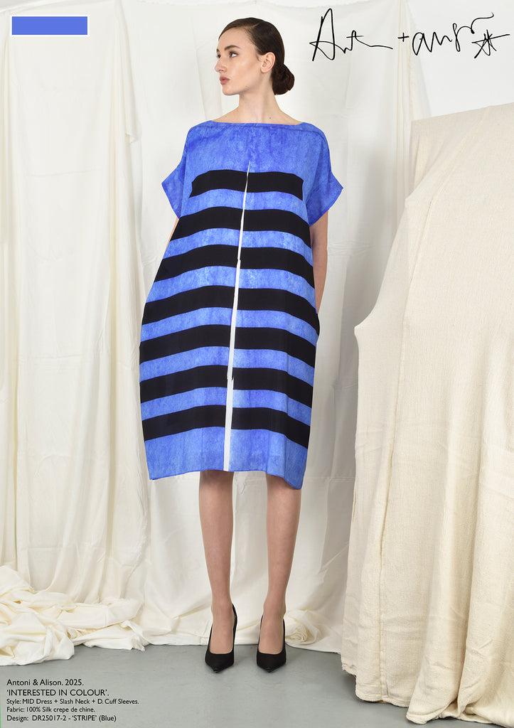 Antoni & Alison STRIPE Dress (Blue)