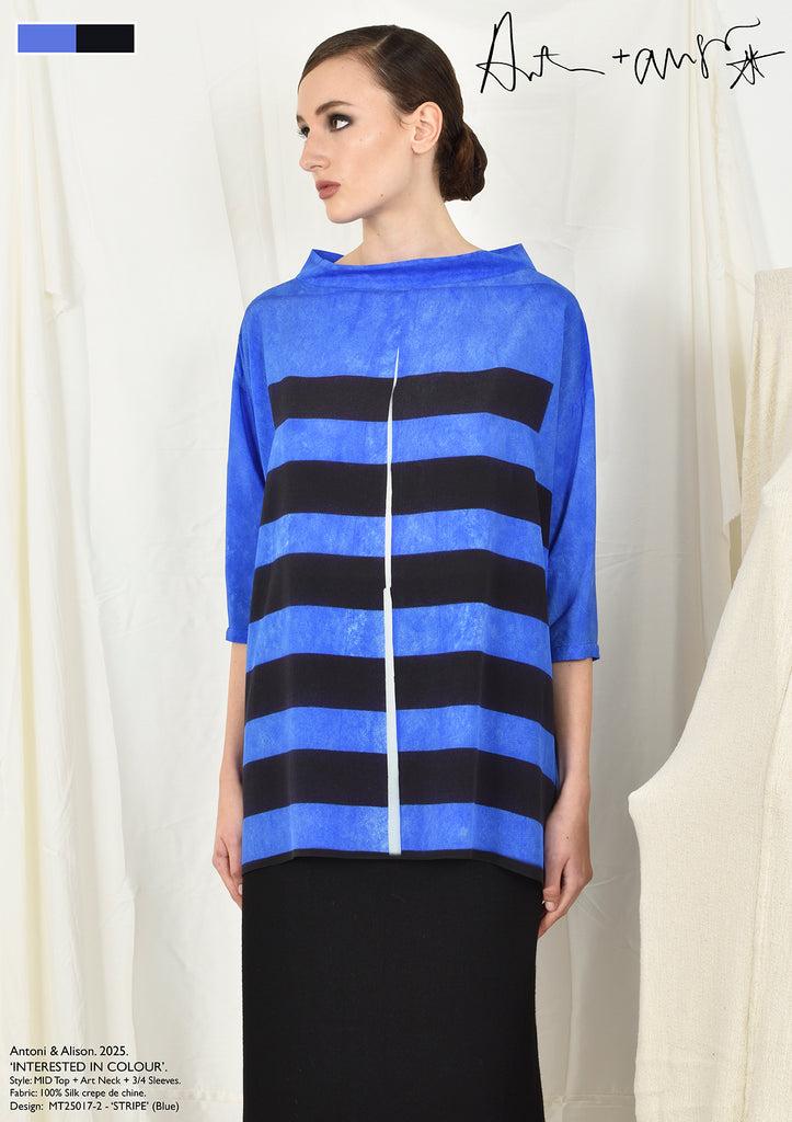 Antoni & Alison STRIPES (Blue) Top