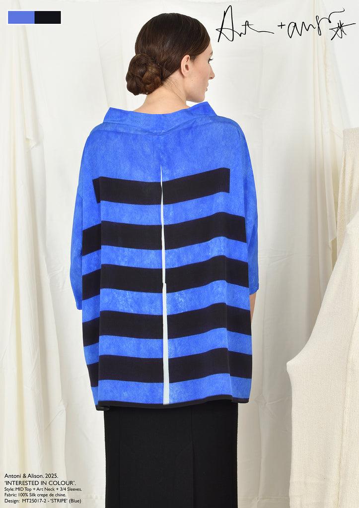 Antoni & Alison STRIPES (Blue) Top