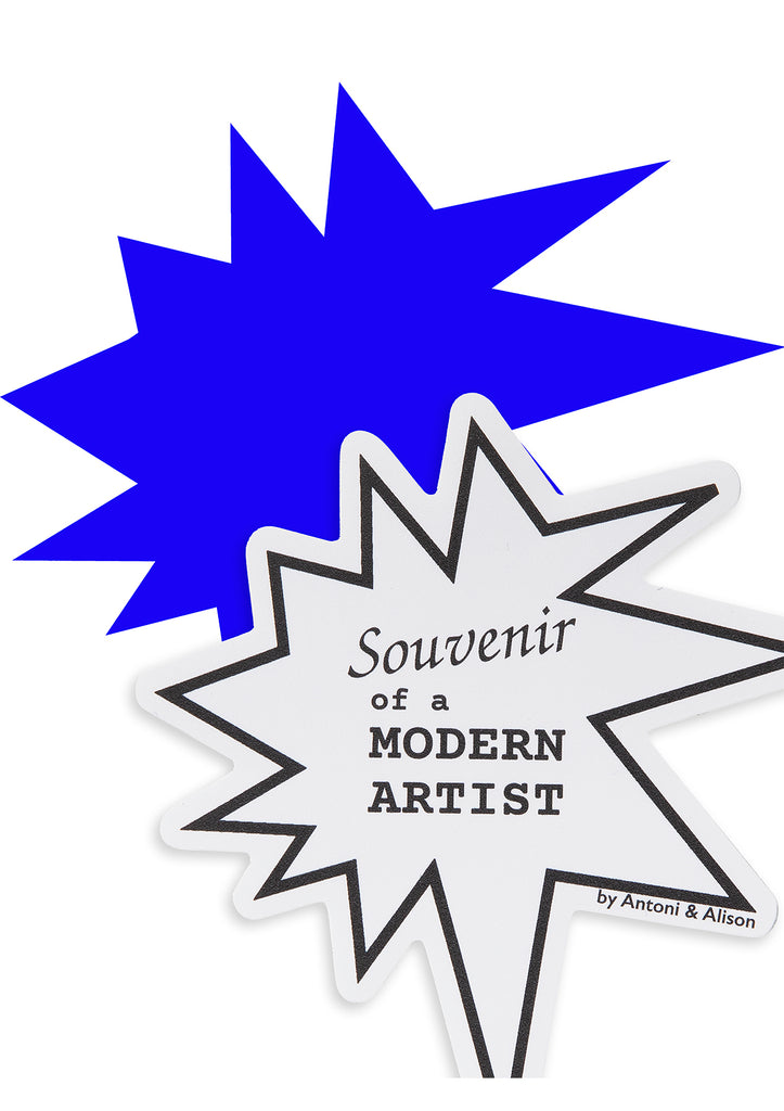 Antoni & Alison Souvenir Of A Modern Artist (Antoni & Alison & TATE Collaboration) STICKER