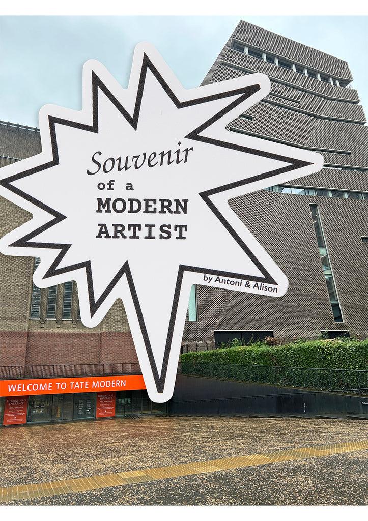 antoni & alison Souvenir of a Modern Artist (Antoni & Alison & TATE collaboration) STICKER