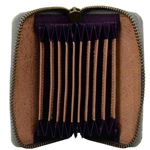 Anuschka Accordion Style Credit And Business Card Holder - 1110