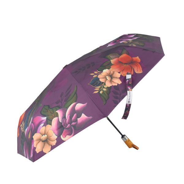 Anuschka Auto Open/ Close Printed Umbrella - 3100