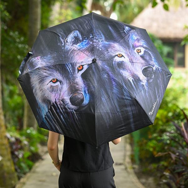 anuschka Auto Open/ Close Printed Umbrella - 3100