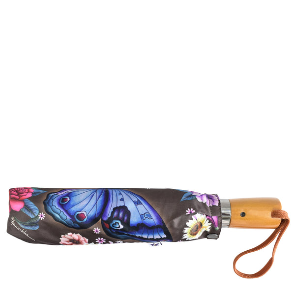 Anuschka Auto Open/ Close Printed Umbrella - 3100