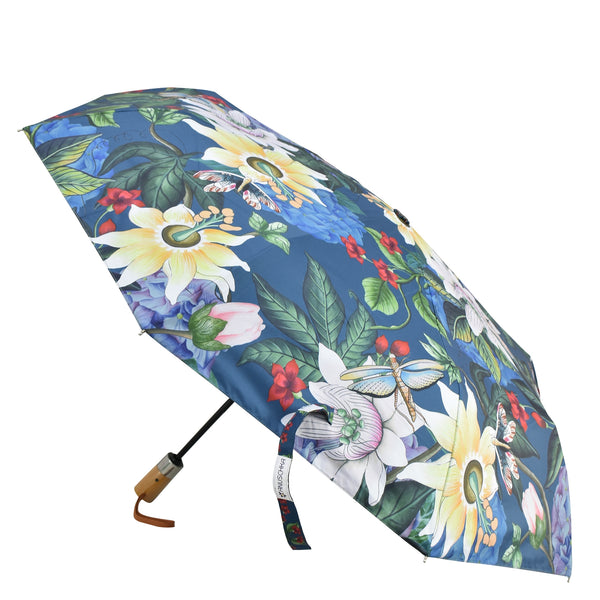 Anuschka Auto Open/ Close Printed Umbrella - 3100