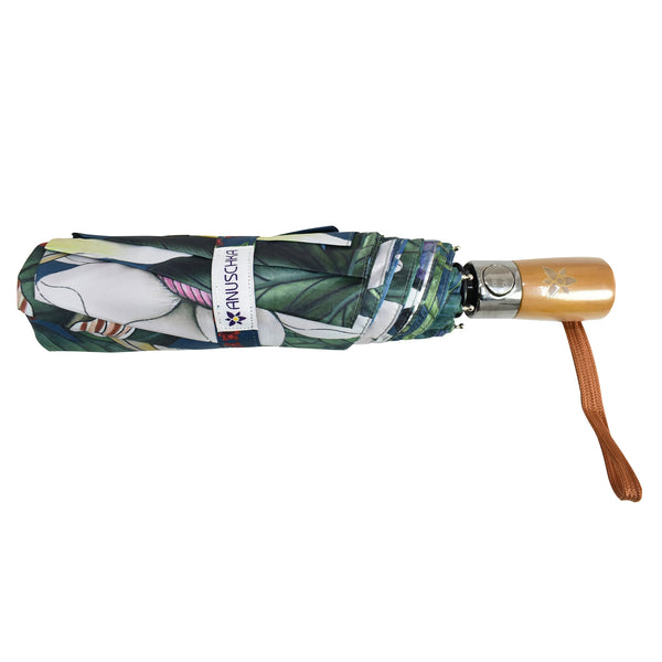 Anuschka Auto Open/ Close Printed Umbrella - 3100