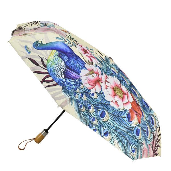 Anuschka Auto Open/ Close Printed Umbrella - 3100