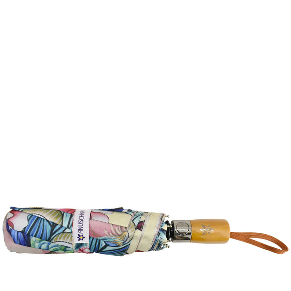 Anuschka Auto Open/ Close Printed Umbrella - 3100