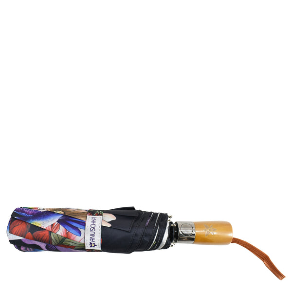 Anuschka Auto Open/ Close Printed Umbrella - 3100