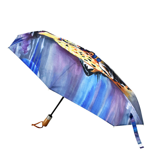 Anuschka Auto Open/ Close Printed Umbrella - 3100