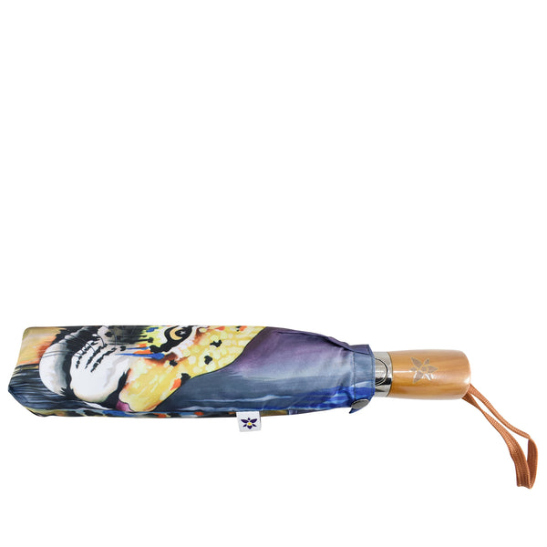 Anuschka Auto Open/ Close Printed Umbrella - 3100