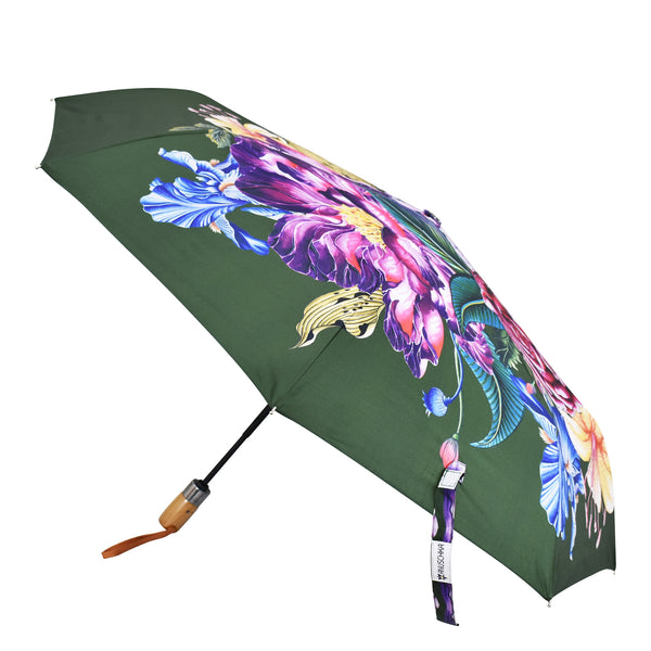 Anuschka Auto Open/ Close Printed Umbrella - 3100